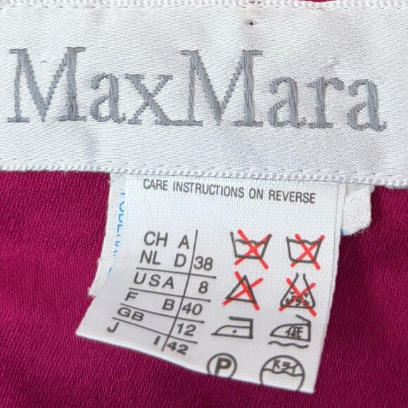 Vintage MaxMara coat jacket 8 fuschia pink - Picture 4 of 8
